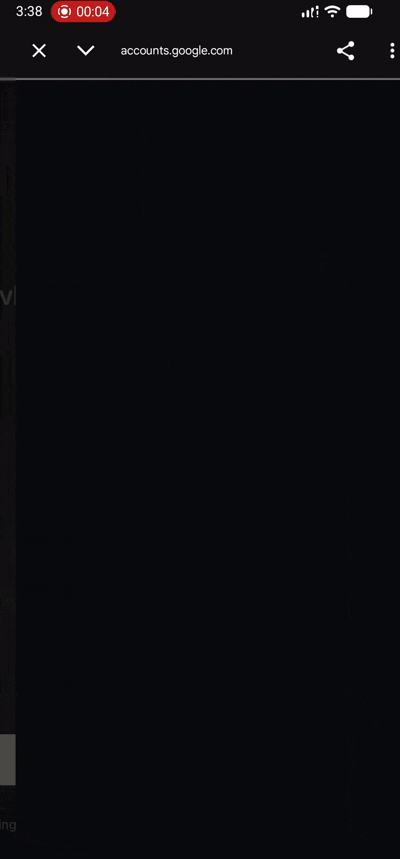 2. Select your Google account