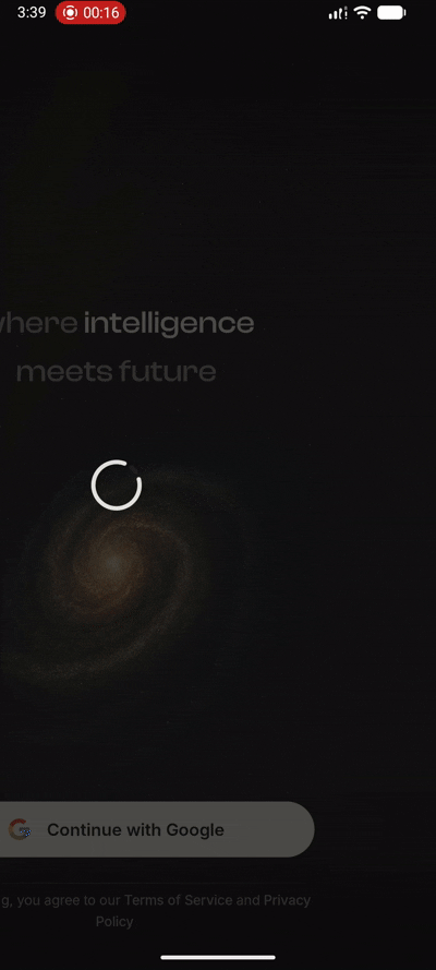 4. Complete the login